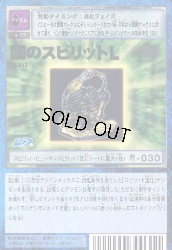 画像1: 闇のスピリットＬ (1)