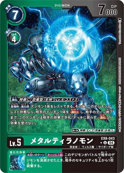 画像1: 【リミテッドU】メタルティラノモン (1)
