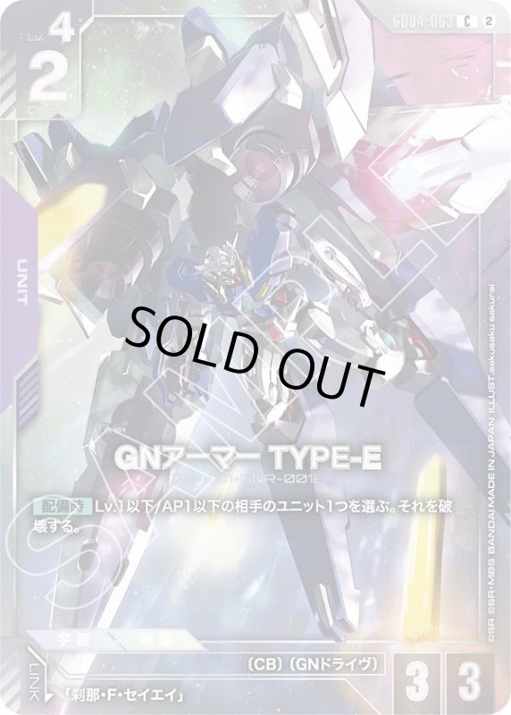 画像1: GNアーマー TYPE-E (1)