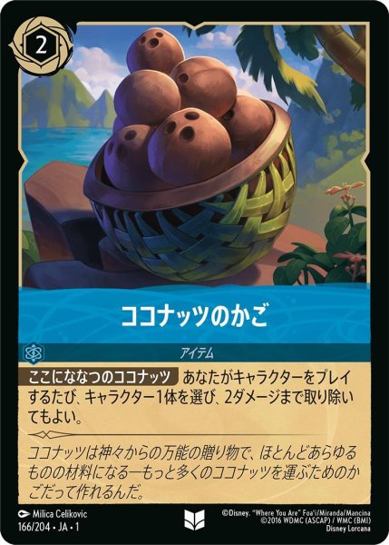 画像1: ココナッツのかご (1)