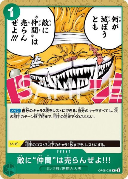 画像1: 敵に“仲間”は売らんぜよ!!! (1)