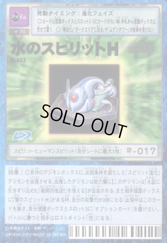 画像1: 水のスピリットＨ (1)